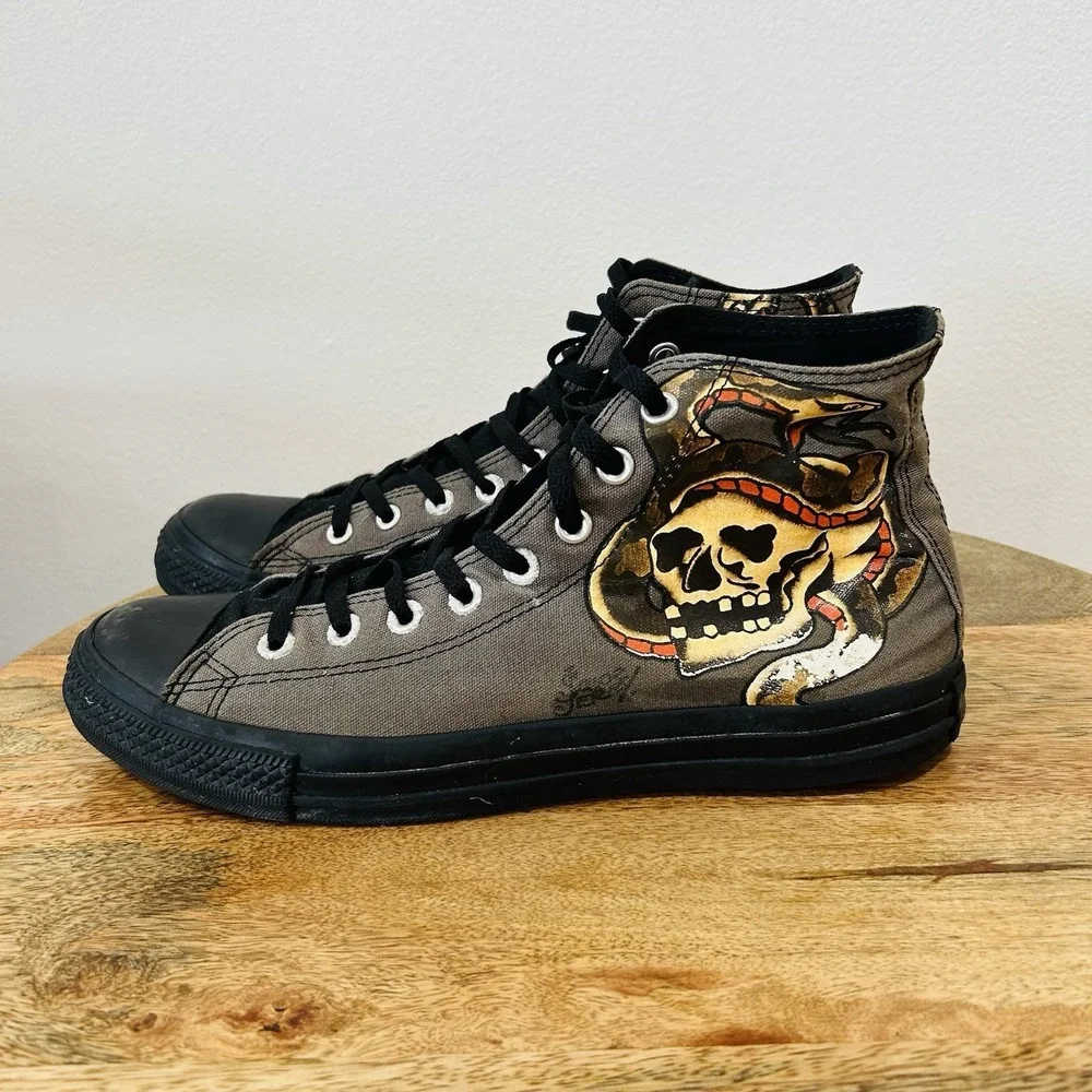 Converse Chuck Taylor All Star Sailor Jerry High Top Tattoo Shoes Canvas Mens 11